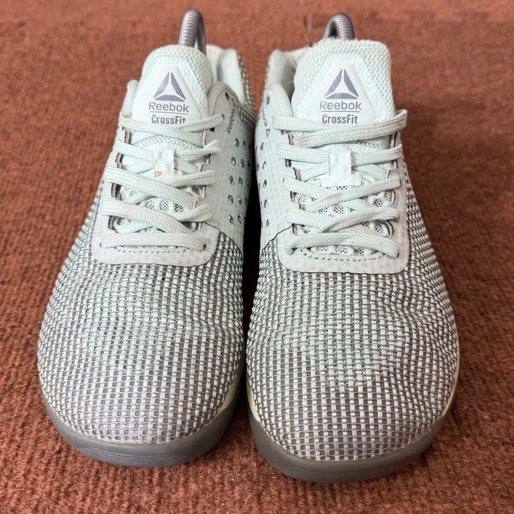 Reebok CrossFit Nano 7 Women Training Shoes Mint Green Grey BS7640 US 9 gym fit‎